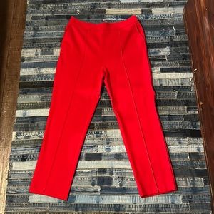 NEVER BEEN WORN Red elastic dress pants